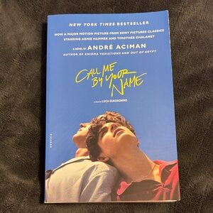 Call Me By Your Name Paperback Book - Blue Cover